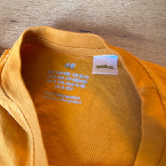 H&M Blue Short Sleeve Tees Vibrant Pokemon Design - Picture 6 of 8